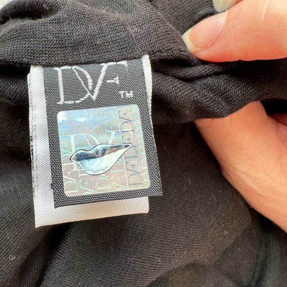 Diane von Furstenberg Black Zarita Stretch Lace Shift Dress 4 - Picture 11 of 16